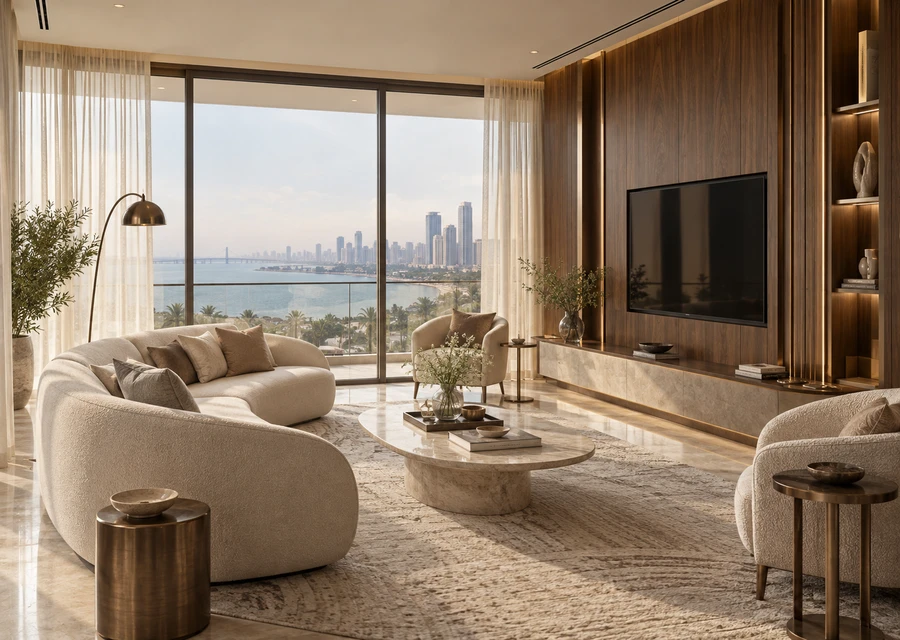 Living terrace — representative image, Raymond Invictus Mahim 3 BHK residence